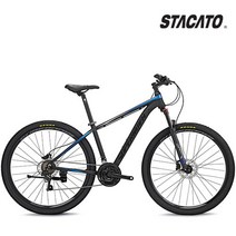[스타카토] 2022 MTB 자전거 슈퍼노바 29인치 시마노21단 시마노 유압 디스크브레, 모델선택:슈퍼노바 29인치 매트블랙+블루 미조립