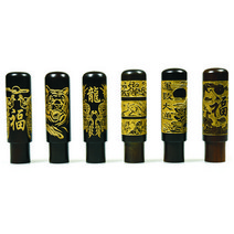 벽조목 벼락맞은대추나무 금분 용 인감도장 법인도장 6푼(18mm)