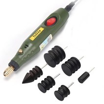 가죽 전기 크리저 qjh black ebony wood leather burnisher Polished rods diy leather craft edge slicker tool, 1-갈색
