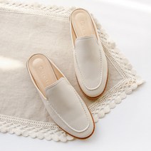 국내제작 가이아슈 여성용 발편한 심플 뮬 블로퍼 슬리퍼 2cm 여성뮬