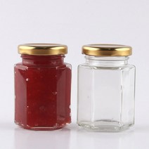 뉴마켓 유리병 48파이 신형육각100 검정색러그캡 72개 (약 지름 5.2cm x 높이 8.1cm 마개 4.8cm), 100ml