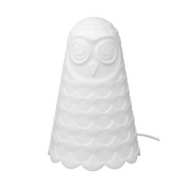 이케아 솔보 LED 탁상스탠드 부엉이조명 화이트 아이방조명 침실용 수면등 동물 무드등, 23cm (703.256.99)