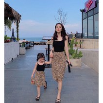 WOOZOOZOO 꽃길스커트[H라인~플라워스커트]엄마랑커플룩