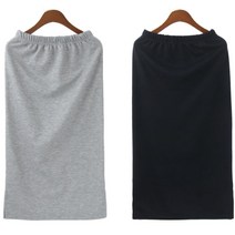 여성 데일리 홈웨어 슬림 옆트림 롱스커트 집앞패션 편한코디 베이직 여자