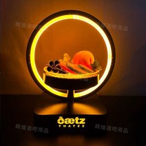 LED쟁반 클럽 홈파티트레이 샴페인 과일 라운지 양주, G