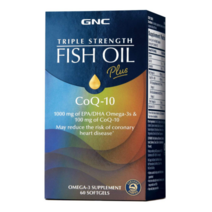GNC 지엔씨 피쉬오일 오메가3 코큐텐 100MG 60정