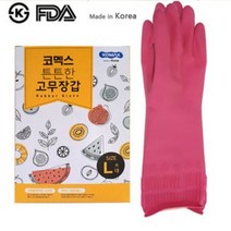 코멕스 국산 튼튼한 고무장갑 X 10개, 대(L)