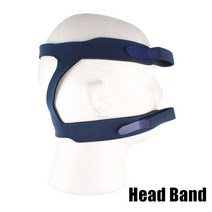 양압기 코골이 수면마스크 코밴드 입막음테이프 BMC 페이스 마스크 CPAP 자동 BiPAP 무료 헤드 기어 포함, 07 Head Band_02 M