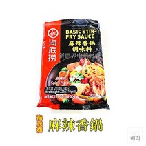 일본 HaidiLao Hotpot Mala Hot Pot Seasoning 하이디라오 핫팟 마라 시즈닝 양념 220g 6팩, 6개