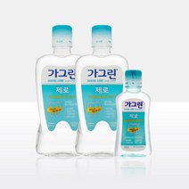 동아제약 가그린 제로 750ml 2개+100ml 1개 구강청결제 가글, 단품
