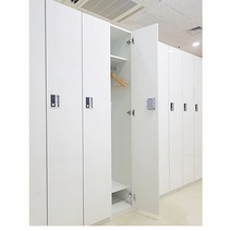 락커 사물함 나무 락카 비밀번호 캐비넷 케비넷 주문제작 락커 헬스장 사우나 회사 목재 제작, 매립다이얼키, LPM화이트