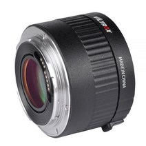 해외 주식 Viltrox C-AF 캐논 EF 렌즈 5D II7D 1200D 760D 750D dslr에 대한 자동 초점 마운트 렌즈 2 배 배율 텔레 컨버터, 협동사, 정경