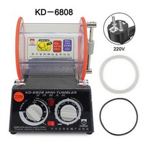 자석 보석 바렐기 바렐 연마 광택기 새로운 kd-6808 용량 3kg 회전식 텀블러 기 기 회전식 마무리, 220유로 플러그-1