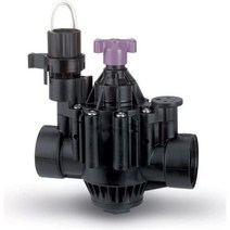 RainBird 100-DV 1인치 I.G. 솔레노이드 밸브 검은색 13 x 10 x 7cm, 05 150-PGA 1½" 암