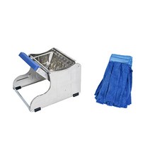 크린메이트 스텐 철발 짤순이 + 극세사마포 걸레 수세미형 세트, 1세트