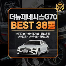 [골져스] 제네시스 더뉴 G70 튜닝 악세사리 DIY 몰딩용품 모음, 13_트렁크 범퍼 커버 카본