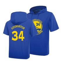 골든스테이트워리어스 슈팅 34 반팔 후드 티 리빙스턴 빅사이즈 남자 여자 NBA 져지 저지 농구 팀 복 상의