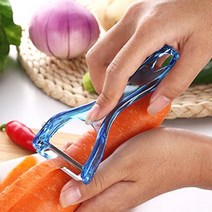 상상공간 인증받은 안전한 만능 야채 채칼 2+1 당근 감자 양배추 무 오이 슬라이서, 상상공간 만능 채칼 4+2개(색상랜덤)