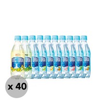 웅진식품 [웅진식품] 빅토리아 탄산수/탄산음료 500ml x 40페트 골라담기(플레인.레몬 등 10종 중 택2), 청포도20+파인애플20
