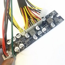 서버컴퓨터 DC 12V 300W ATX PSU Pico 스위치 마이닝 24 핀 미니 PC 전원 공급 장치 컴퓨터 서버용, 한개옵션0
