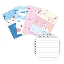 초등10칸받아쓰기노트 디자인랜덤, 색상, 수량