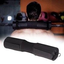 폼바벨 패드 쿠션 커버 레스트 스쿼트 피트니스 헬스 클럽 무게 리프트 바, 검은색