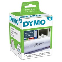 다이모 대형 주소 라벨 36x89mm, 단품, 단품