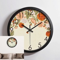 원형 벽시계 블랙 수입벽시계 레트로벽시계무소음거실 욕실시계 유아벽시계 투명벽시계 벽걸이시계 가벼운벽시