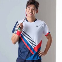 FANSYLI 스포츠 빠른 건조 통기성 배드민턴 의류 남성과 여성의 반팔 티셔츠 탑 농구 의류 테니스복 174호 8D