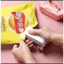 [ 신생 MSC ] 호가 휴대용 미니 실링기 접착 밀봉기 비닐접착기 비닐밀봉기 과자봉지밀봉, 10cm x 4cm, 2개, 미니실링기(랜덤발송)