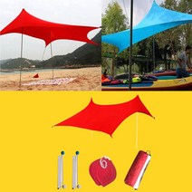 4면그늘막 차광막 테라스 천막 햇빛가림막 옥상캠핑텐트 썬쉐이드, K759778_스카이블루