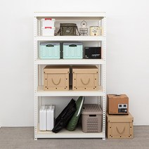 고양앵글랙 다용도실선반 팬트리 5단 선반 수납장(블랙), 1800 (기본 구성 5단), 800x700, 백옹이(양면코팅 12mm)