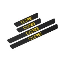 튜닝파츠 드랙음 4PCS 방수 도어 씰 프로텍터 탄소 섬유 보호 스티커 skoda octavia a 5 7 2 자동차 액세서리