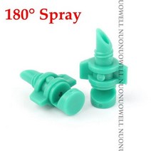 100pcs 90 ° 180 360 간단한 굴절 노즐 정원 스프링클러 과일 나무 관개 원예 미스트 분무기, 1800Degree
