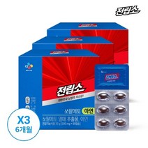 CJ 제일제당 리턴업 전립소 쏘팔메토 아연 3박스(500mg*60캡슐*3박스/6개월), 없음