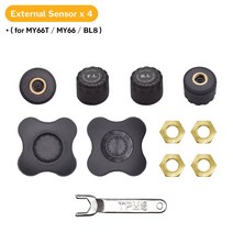 Deelife-외부 센서 MY66 / MY66T/8 교체 가능한 배터리, 02 External Sensor x 4, 02 External Sensor x 4, 02 External Sensor x 4