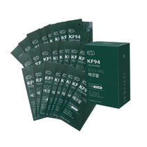 귀편한 KF94 덴탈마스크 에코팔 클린앤세이프 비말차단 개별포장25매입, 25매, 25개