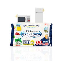 [라이펀] 전자레인지/냉장고 청소 물티슈 20매