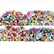 폴리머스틱 50입 미니어처 토핑 재료 꽃, 30개