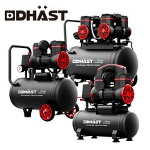 다스트 콤프레샤 조용한 저소음 2개 냉각팬 900W 고출력 컴프레서 저진동 2마력 4마력, 900X2F40(4마력40L)