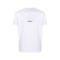 메종 마르지엘라 22SS 리버스 자수 로고 반팔 S30GC0701 S22816 101 화이트 코튼 공용 티셔츠 1218180 106399272