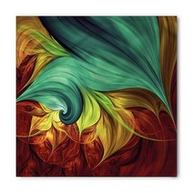 Lunarable 남녀공용 반다나 스카프 [미국 직배송], 1_Yellow Teal, Yellow Teal_1