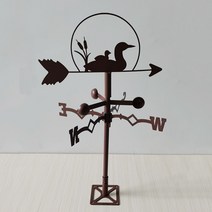 풍향계 바람개비귀여운 풍향계 표시기 장식, 한개옵션0