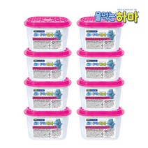 물먹는하마 옷장용 8개 제습제 방습제 흡습제 탈취제 염화칼슘 습기제거제 냄새 곰팡이방지 신발장 서랍장용 100%정품 158776
