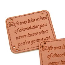 가죽라벨 (레터링)