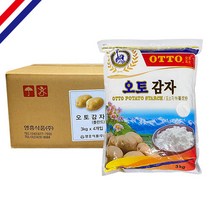 오토 감자전분 수입 3kg, 1BOX (4개)