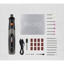 웍스 4V 로타리툴 WX750 충전식 미니 그라인더 WORX, 1개