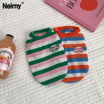 Neirny 강아지 체크 티셔츠 잠옷 실내복 애견 봄여름옷 푸들 포메 시츄 말티즈 비숑 고양이옷, 레드 체크