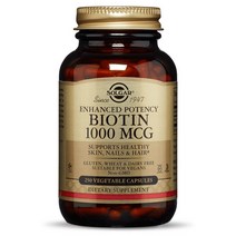 솔가 비오틴 1000mcg 베지터블 캡슐 글루텐 프리 비건, 250개입, 1개, 250정
