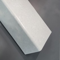 BMC 인조대리석 재료분리대 40X80X1000 샤워부스씰 인테리어 마감재 타일몰딩 다용도실 세탁실 화장실 (스노우 컬러) 10개